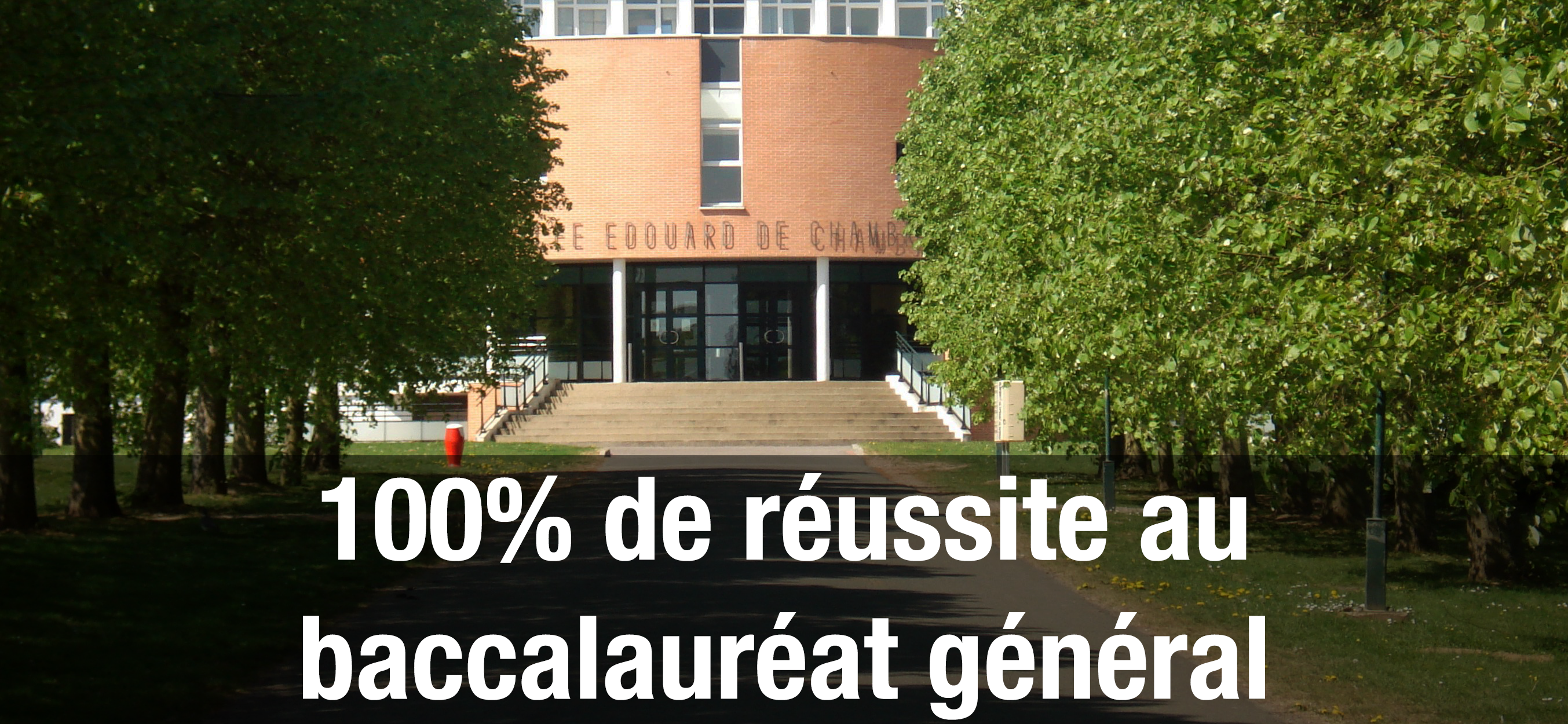 Chambray facade + resultat bac